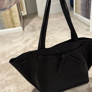 Celine Black Leather Tote
